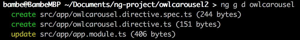 使用 ng-cli 建立一個 directive